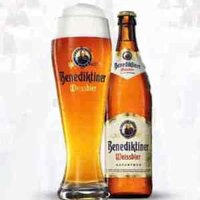 Bia Benediktiner Weissbier Naturtrub Đức 5.4% ABV chai 500ml