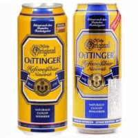 Bia béo Oettinger Hefeweißbier 4.9%vol thùng 24 lon 500ml nhập khẩu Đức