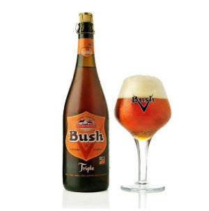Bia Bỉ Bush Amber Triple chai 750ml