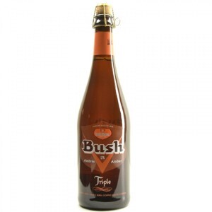 Bia Bỉ Bush Amber Triple chai 750ml