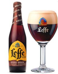 Bia Bỉ Leffe Nâu 6,5% (chai 330ml)