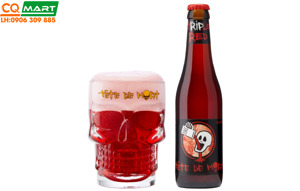 Bia Bỉ Tete De Mort Triple Red 8,2% Chai 330ml