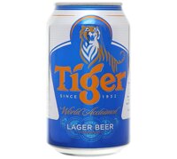 Bia  bia Tiger Lager 330ml/lon