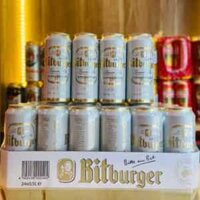 Bia Bitburger lon 500ml thùng 24 lon 5% vol bia Đức