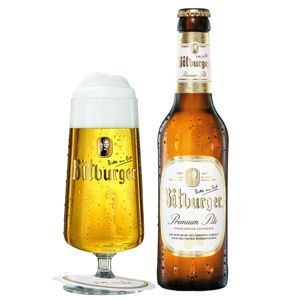 Bia Bitburger premium - Thùng 24 chai 330ml