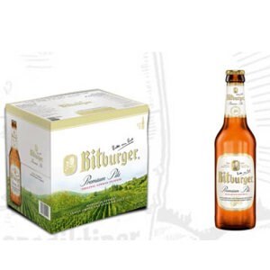 Bia Bitburger premium - Thùng 24 chai 330ml