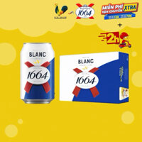Bia Blanc 1664 Thùng 24 Lon 330ml [ Hoả Tốc ]