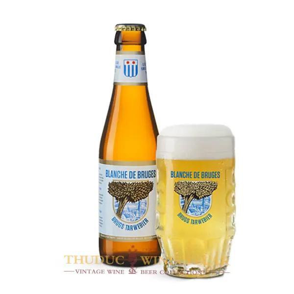 Bia Blanche De Bruges Brugs Tarwebier 5% – Chai 330ml