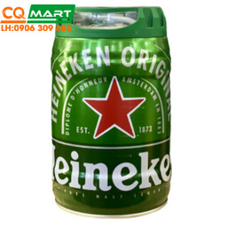 Bia bom tươi Heineken Hà Lan 5 lít