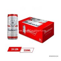 Bia Budweiser 330ml - 24 lon