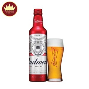 Bia Budweiser 5% Mỹ – 24 chai nhôm 475ml