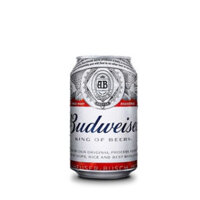 Bia Budweiser 5% Mỹ – thùng 24 lon 330ml dáng lùn (liên doanh)