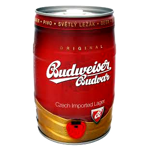 Bia Budweiser Budvar 5% – Bom 5l