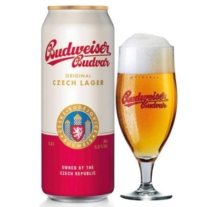 Bia Budweiser Budvar lon 500ml