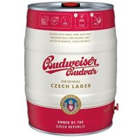 Bia Budweiser Budvar Original bom 5 lít x 2 bom nhập khẩu Czech