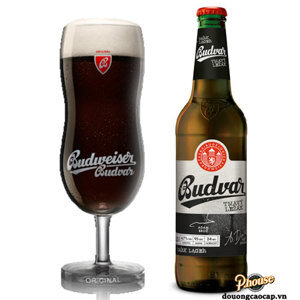 Bia Budweiser Budvar đen thùng 24 lon x 330ml