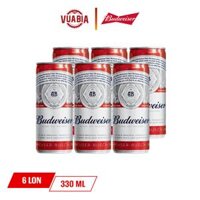 Bia Budweiser Lốc 6 Lon 330ml