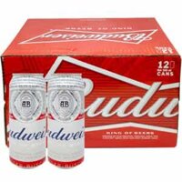 Bia Budweiser lon 500ml Mỹ thùng 12 lon nồng độ cồn 5%vol