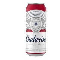 Bia Budweiser, lon (500ml, 5%),