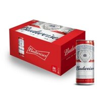 Bia Budweiser Lon cao 330ml x 24 Lon
