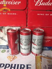 Bia Budweiser Mỹ liên doanh 5% lon 330ml giá rẻ Hà Nội