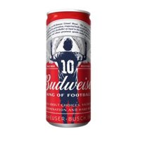 Bia Budweiser Sleek lon 330ml