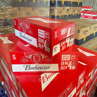 Bia Budweiser thùng 24+4 lon 330ml 5% vol phiên bản đặc biệt