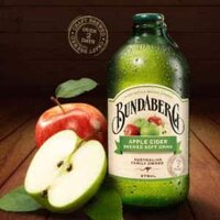 Bia Bundaberg Apple Cider vị táo chai xanh chai 375ml nhập khẩu Úc