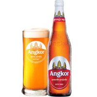 Bia Cambodia Angkor 5% - chai 640ml - Thùng 12