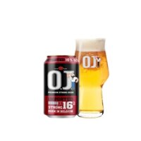 Bia cao độ Bỉ OJ Strong Lager 16% - Lon 330ml - Thùng 24
