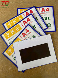 Bìa card case nam châm A3, A4