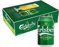 BIA CARLSBERG LON 24x330ML (Thùng 24)