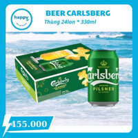 BIA CARLSBERG THÙNG 24 LON -330ML