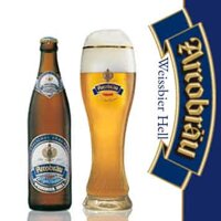 Bia chai Arcobrau Weissbier Hell 5.3% vol thùng 20 chai 500ml