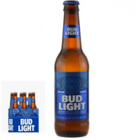 Bia chai Bud Light Lager 3.5% abv 300 ml x 24 chai nhập khẩu Canada