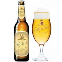 Bia chai Eibauer Hefeweizen Hell Đức 5.2% vol thùng 20 chai 250ml