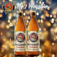 Bia chai Paulaner Weissbier 5.5% vol Đức – thùng 20 chai  x 500 ml