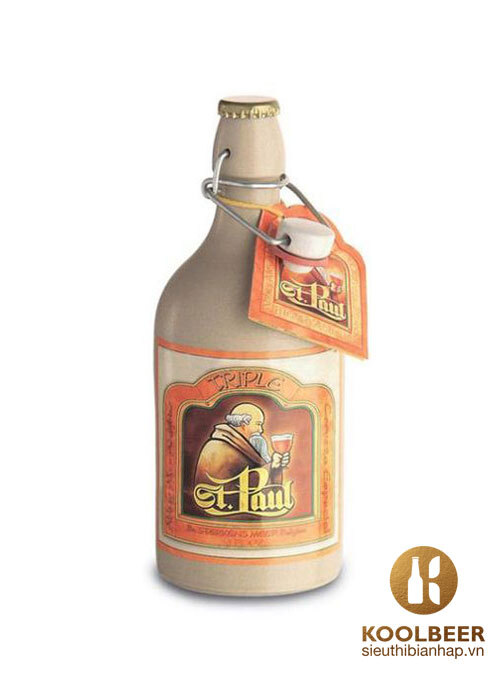 Bia chai sứ vàng St. Paul Triple - Thùng 6 chai x 500ml (7.6%)