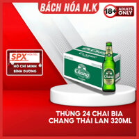 Bia Chang THÁI LAN Thùng 320ML*24 Chai ----- 620ML*12 Chai