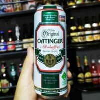 Bia chay Oettinger Alkoholfrei 0,5% Đức – lon cao 500ml thùng 24 lon