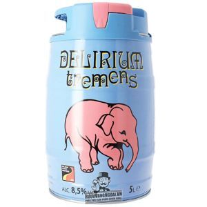 Bia con voi Delirium Tremens 8,5% - bom 5l (Bỉ)