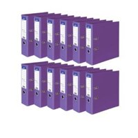 Bìa còng chống nước kẹp tài liệu 7cm khổ 200F nhiều màu Elephant - TÍM