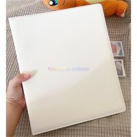 Bìa da trơn A4 nhỏ (23,8x28,5) 4 màu Pastel - Binder 3 còng tròn