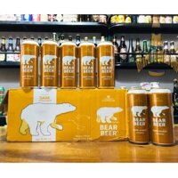 Bia Dark Wheat Gấu Harboe_Lon 500ml