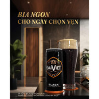 Bia đen Đại Việt lon cao 330ml