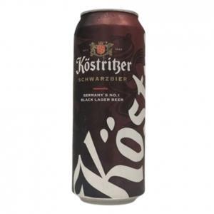Bia đen Kostritzer Schwarzbier 4.8% – Thùng 24 Lon x 500ml