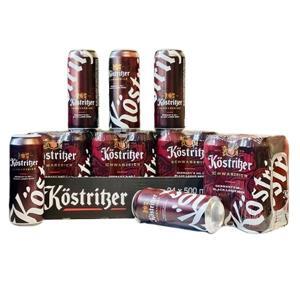 Bia đen Kostritzer Schwarzbier 4.8% – Thùng 24 Lon x 500ml