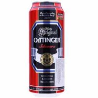 Bia đen Oettinger Schwarzbier 4.9% Đức – lon cao 500ml thùng 24 lon