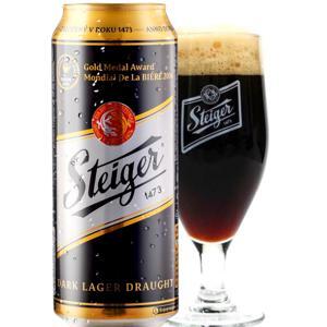Bia Đen Steiger 4,5% Lon 500ml