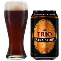 Bia đen Trio Extra Stout Hà Lan 7.2% vol lon 330ml